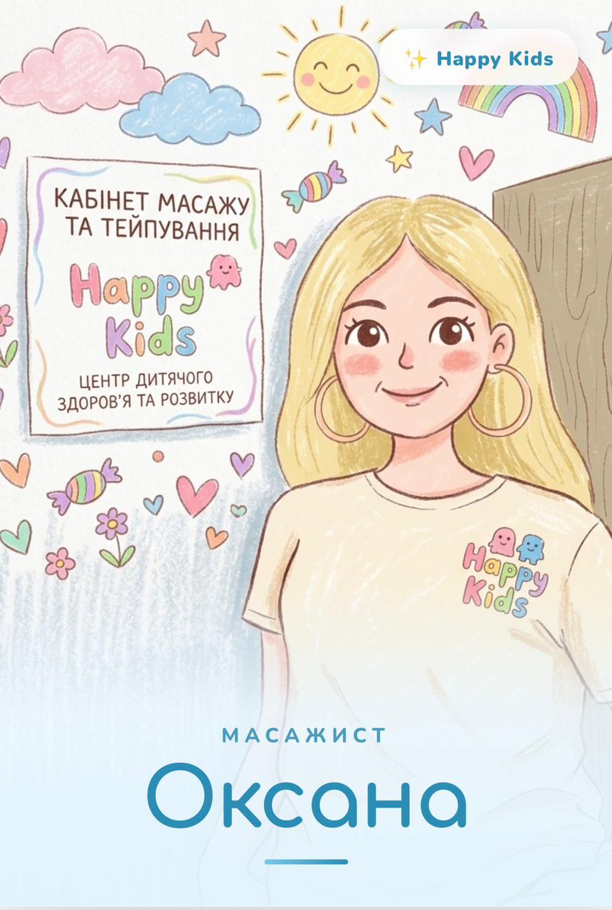 Оксана — масажист